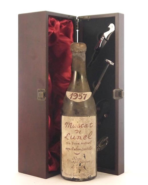 1957 Muscat de Lunel 1957 Hugo Mas de Fourques (Dessert wine)