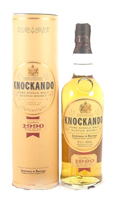1990 Knockando 13 year old Speyside Single Malt Scotch Whisky 1990 (Original box)