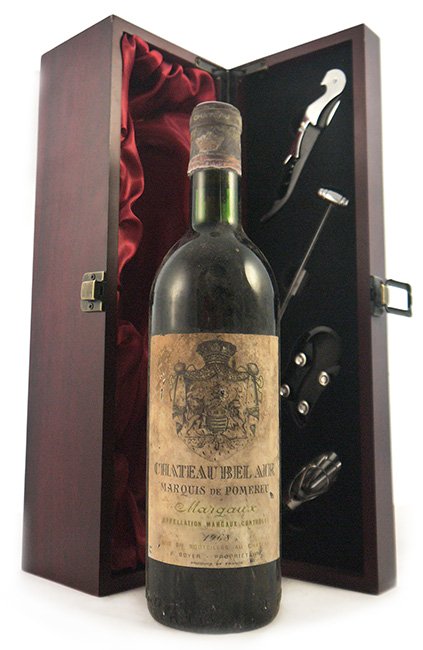 1968 Chateau Bel Air Marquis de Pomereu 1968 Margaux (Red wine)