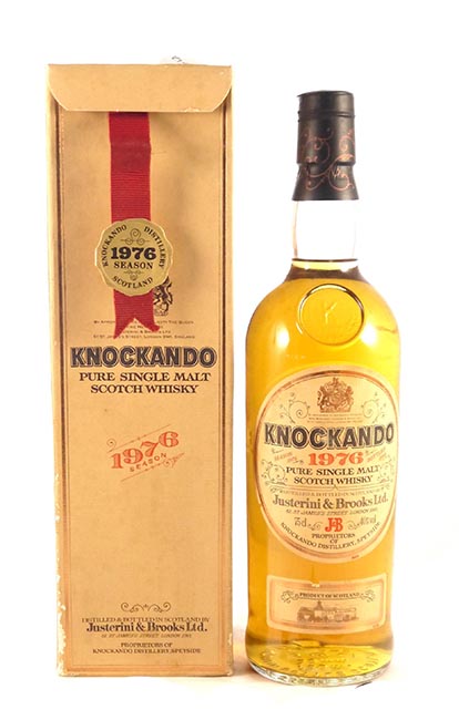 1976 Knockando 14 year old Speyside Single Malt Scotch Whisky 1976 (Original box)