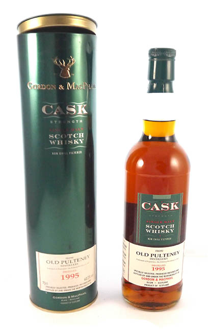 1995 Old Pulteney 15 Year old Cask Strength Malt Scotch Whisky 1995 G&M
