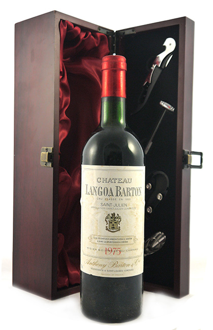 1975 Chateau Langoa Barton 1975 Grand Cru Classe  St Julien (Red wine)