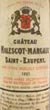 Chateau Malescot - Exupery 1945 Margaux