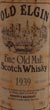 Old Elgin Fine Old Malt Scotch Whisky 1939