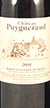 2001 Chateau Puygueraud 2001 Bordeaux (Red wine)