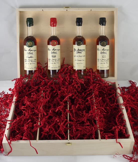 Napoleon/VSOP/XO/Fine Delord Freres Armagnac set (4 X 20cls)