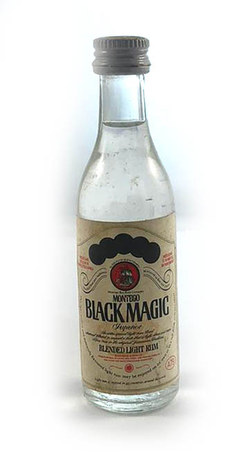 1970's Montego Black Magic White Rum [MINIATURE - 5cls]