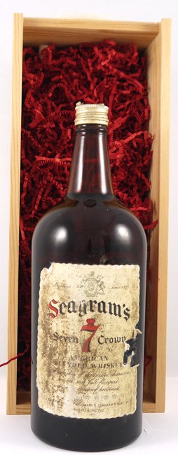 1970's Seagram's 7 Crown Whisky 1970s (175cl)