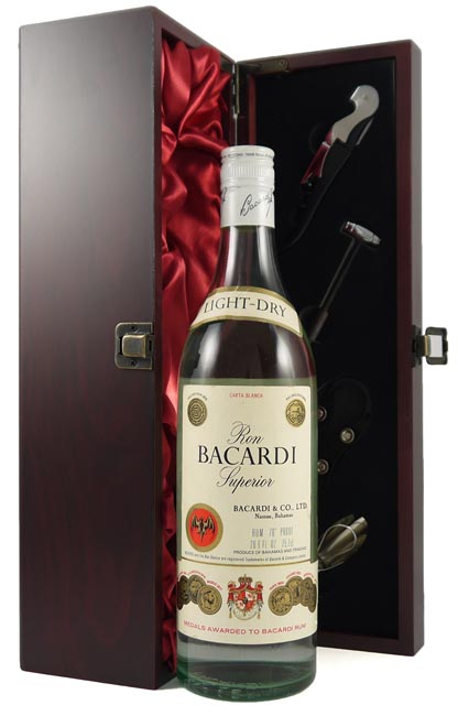 1970's Ron Bacardi Superior Carta Blanca Rum 1970's Bottling