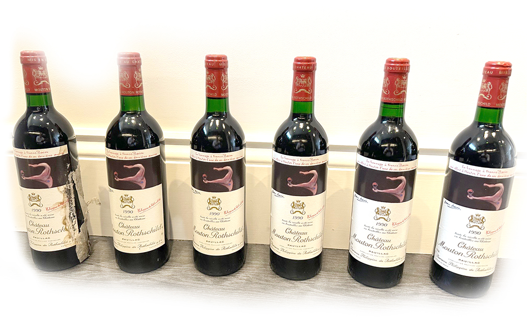1990 Chateau Mouton Rothschild 1990 1er Cru Grand Classe Pauillac (Six bottles)