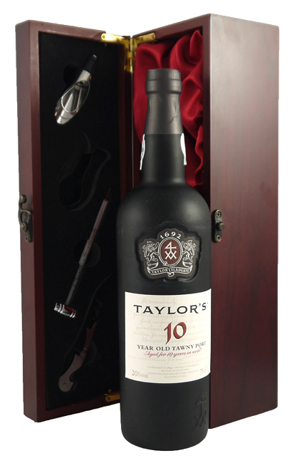 2011 Taylor Fladgate 10 year old Tawny Port (75cls) in Silk Lined wooden gift box