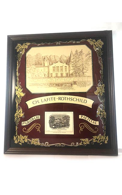 1960 Chateau Lafite Rothschild 1960 1er Grand Cru Classe Pauillac Mirror Print