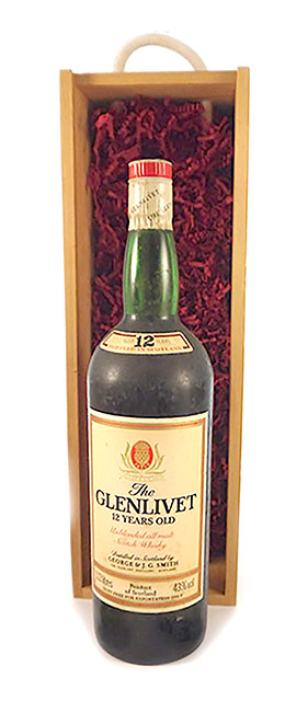 1980's The Glenlivet 12 year old Malt Scotch Whisky bottled 1980's 1.13 Litres