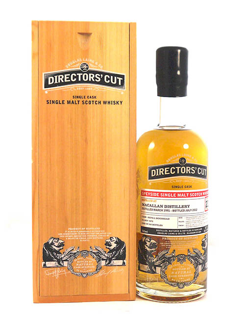 1991 Macallan 21 Year Old Speyside Scotch Whisky 1991 The Directors' Cut  Original Box