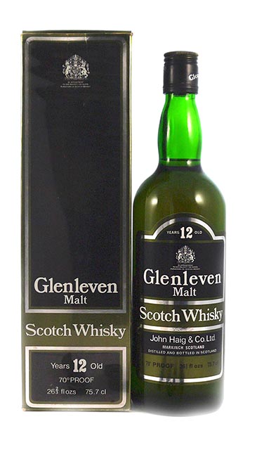 1970's Glenleven Malt 12 Year Old Malt Scotch Whisky (Original box)
