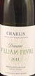 2011 Chablis 2011 William Fevre  (White wine)