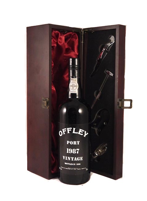 1987 30 Year Old Offley Boa Vista 250th Anniversary Tawny Port 1987 (Original Wooden Case)
