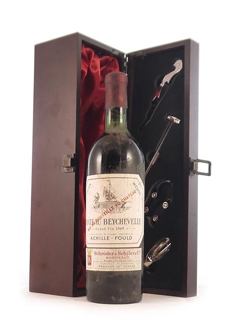 1969 Chateau Beychevelle 1969 St Julien Grand Cru Classe (Red wine)