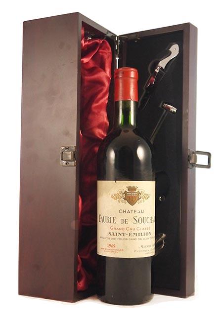 1969 Chateau Faurie de Souchard 1969 Saint Emilion Grand Cru Classe (Red wine)