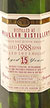 1988 Macallan 15 Year Old Speyside Scotch Whisky 1988 The Old Malt Cask Bottling (Original Box)