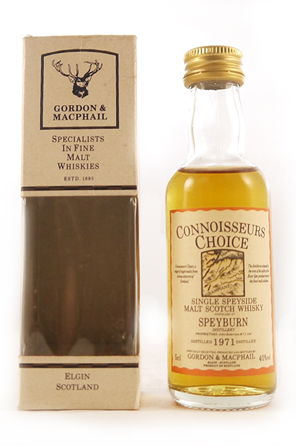 1971 Speyburn Distillery Malt Whisky Miniature (5cl) 1971 Connoisseurs Choice (Original box)