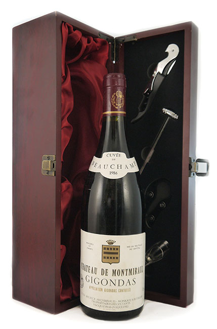 1986 Gigondas Cuvee De Beauchamp 1986 Chateau De Montmirail (Red wine)
