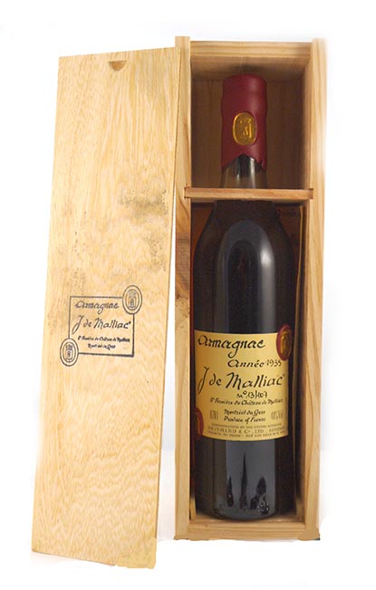 1935 J de Malliac Vintage Armagnac 1935 (70cl) (Original box)
