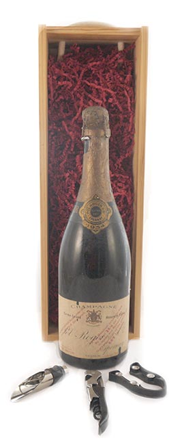 1934 Pol Roger Extra Dry Cuvee Reserve Vintage Champagne 1934 (3cm inverted ullage)