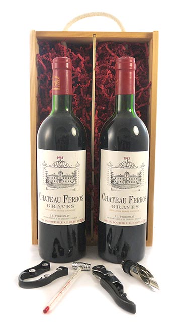 1983 Chateau Ferbos Twin Pack 1983 Graves (Red wine)