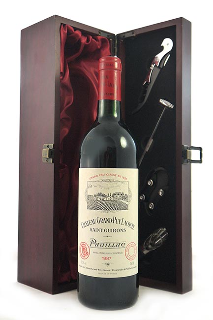 1987 Chateau Grand Puy Lacoste 1987 Pauillac Grand Cru Classe (Red wine)