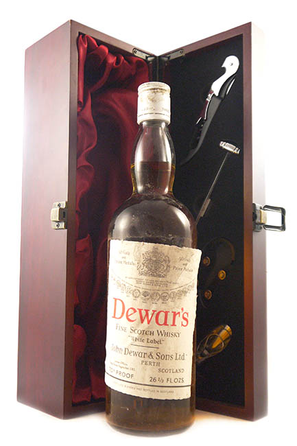 Dewar's White Label Fine Scotch Whisky (1960's) 