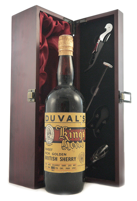 1960's bottling Sweet Rich Golden British Sherry Duval's 1960's (Sherry)