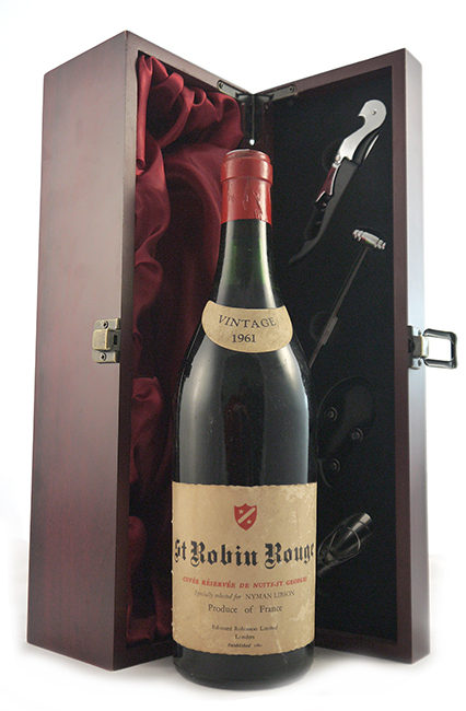1961 St Robin Rouge Cuvee Reservee de Nuits Saint George 1961 (Red wine)