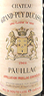 1966 Chateau Grand Puy Ducasse 1966 Pauillac Grand Cru Classe (Red wine)