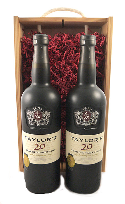 1985 Taylor Fladgate 40 year old gift pack 1985 (2 X 75cl 20 year old bottles)