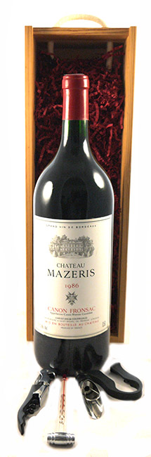 1986 Chateau Mazeris 1986 Bordeaux (Red wine) MAGNUM