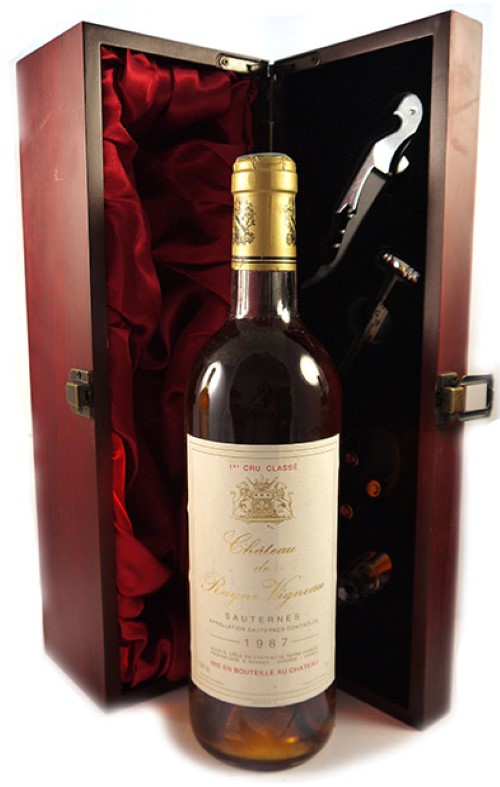 1987 Chateau Rayne Vigneau 1987 Sauternes 1er Grand Cru Classe (Dessert wine)