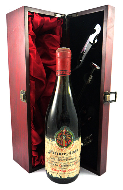 1968 Mercurey 'Caves Vieil L'Ebeque' 1968 Conferie des Chevaliers du Tastevin Saint Ferdinand (Red wine)