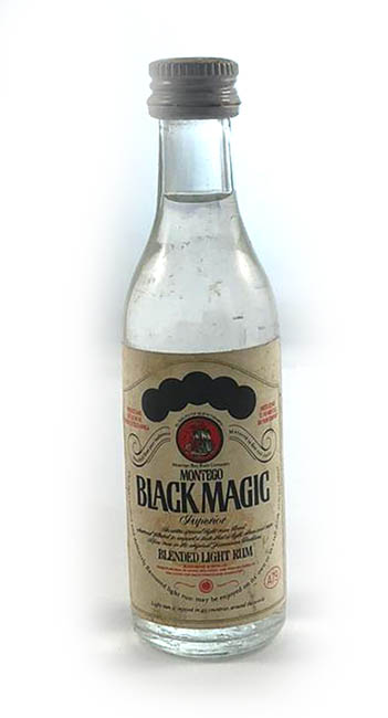 1970's Montego Black Magic White Rum  [MINIATURE - 5cls]