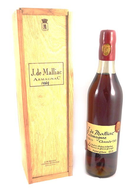 1969 J. de Malliac Vintage Armagnac 1969 (70cl)