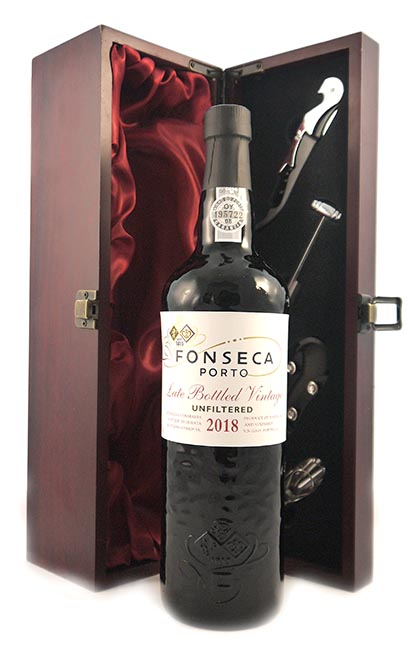2018 Fonseca Unfiltered Late Bottled Vintage Port 2018 (Silk lined wooden gift box)