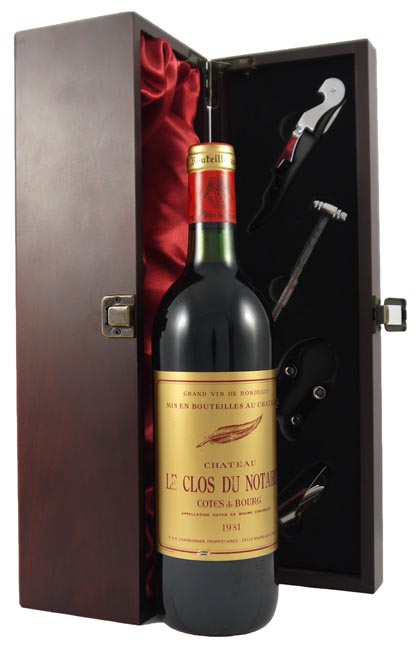 1981 Chateau Clos du Notaire 1981 Bordeaux (Red wine)