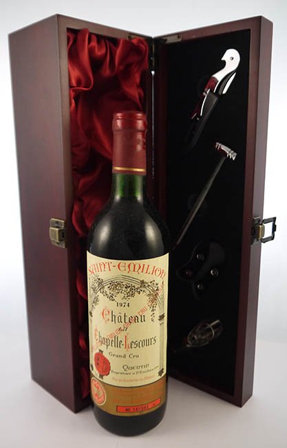 1974 Chateau Chapelle Lescours 1974 Saint Emilion Grand Cru (Red wine)