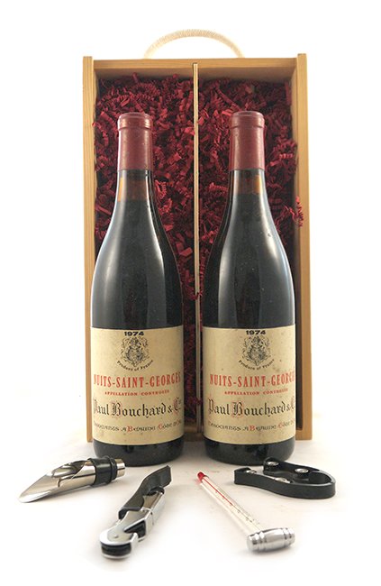 1974 Nuits Saint Georges 1974 Paul Bouchard & Cie (Red wine) Twin Pack