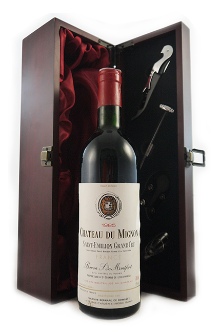 1985 Chateau du Mignon 1985 Saint Emilion Grand Cru (Red wine)