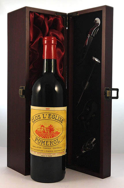 1981 Chateau Clos de L'Eglise 1981 Pomerol (Red wine)