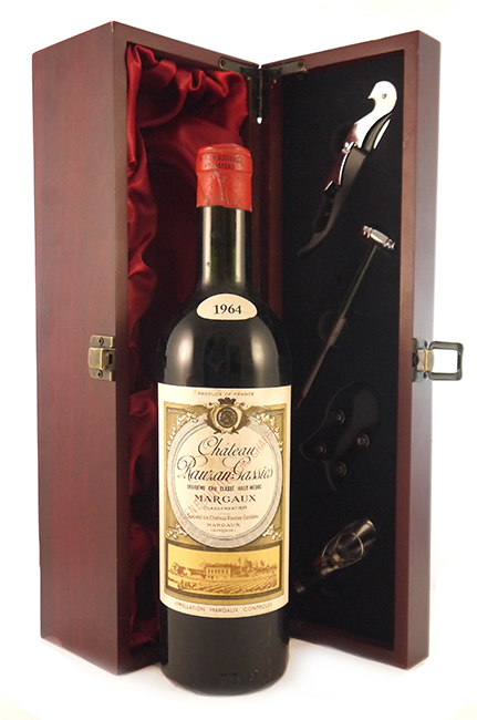 1964 Chateau Rausan Gassies 1964 Margaux Grand Cru Classe  (Red wine)