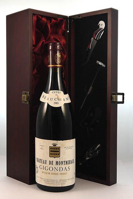 1985 Gigondas Cuvee De Beauchamp 1985 Chateau De Montmirail (Red wine)