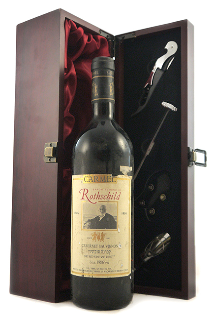 1986 Cabernet Sauvignon 1986 Baron Edmond de Rothschild Carmel (Red wine)