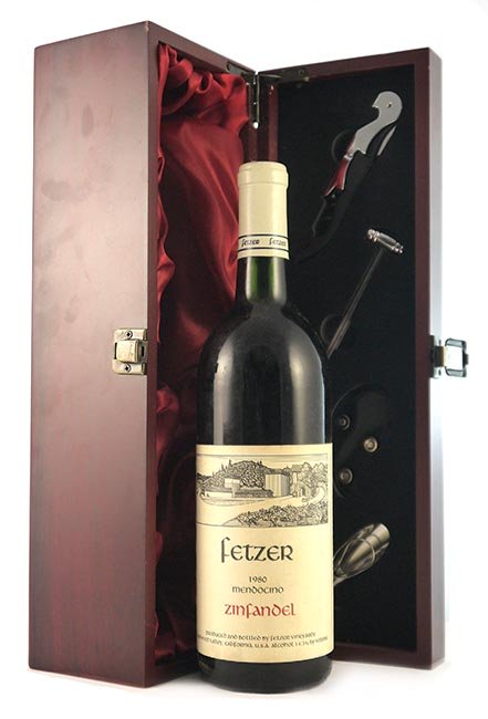 1980 Mendocino Zinfandel 1980 Fetzer (Red wine)